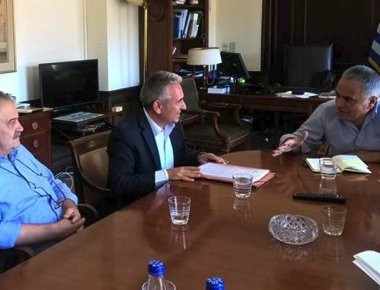 Συνάντηση Π. Σκουρλέτη-Δημάρχου Καλαβρύτων για έργα αποκατάστασης ζημιών και παροχή τεχνογνωσίας